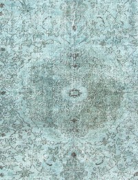 Blauw Turkije Vintage Tapijt 290 x 185 cm - view 4