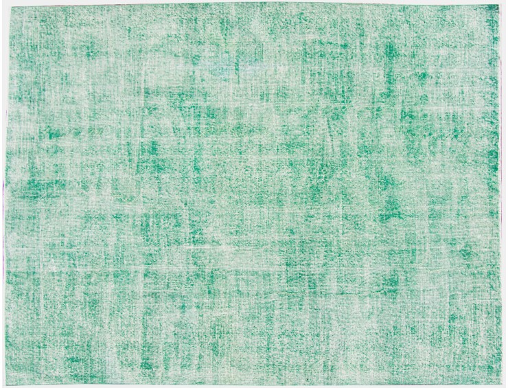 Vert Turc Tapis vintage  290 x 200 cm