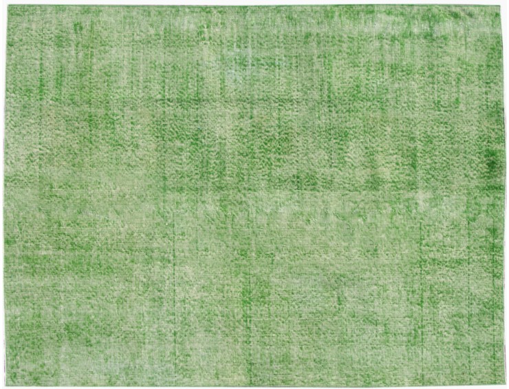 Grøn Tyrkiet Vintagetæppe 237 x 140 cm