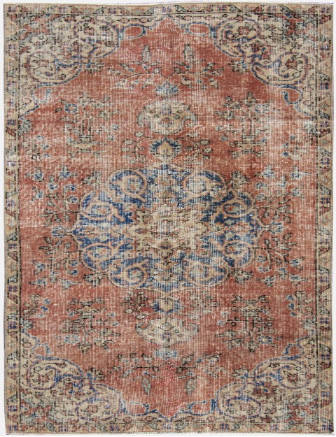 Rosa Türkei Vintage Teppich 180 x 85 cm