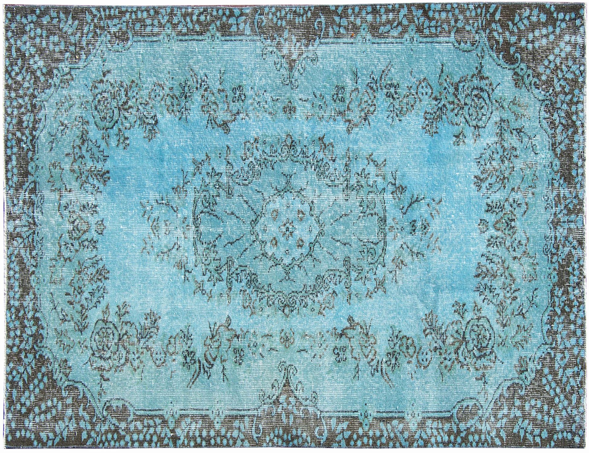 Tapis vintage  bleu <br/>210 x 114 cm