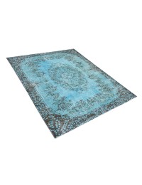 Bleu Turc Tapis vintage 210 x 114 cm - view 3