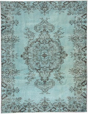 Blå Tyrkia  vintage teppe  200 x 110 cm