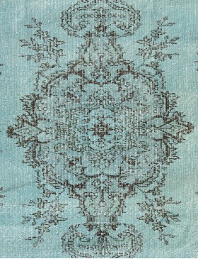 Blå Tyrkia  vintage teppe  200 x 110 cm
