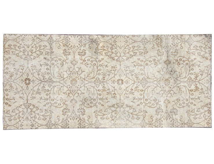 Beige Turquía Alfombra vintage 190 x 88 cm