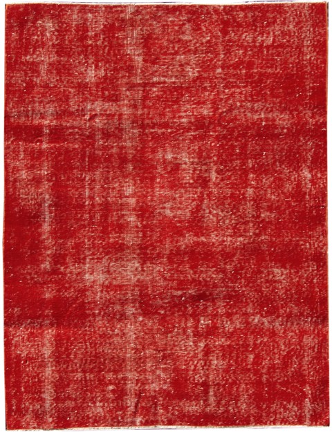 Rot Türkei Vintage Teppich 195 x 110 cm