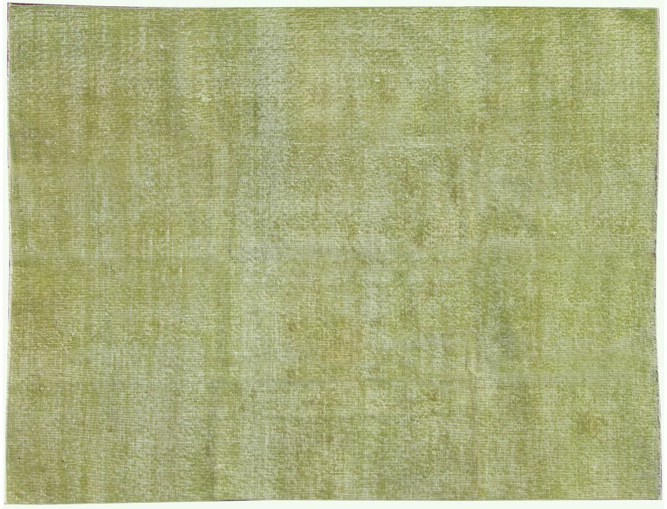 Verde Turquía Alfombra vintage 245 x 148 cm