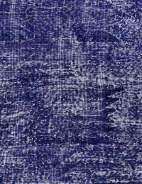 Azul Turquía Alfombra vintage 190 x 106 cm - view 4