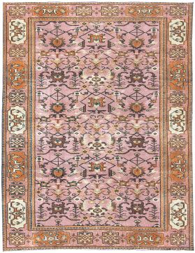 Tappeto vintage 257 x 148 rosa