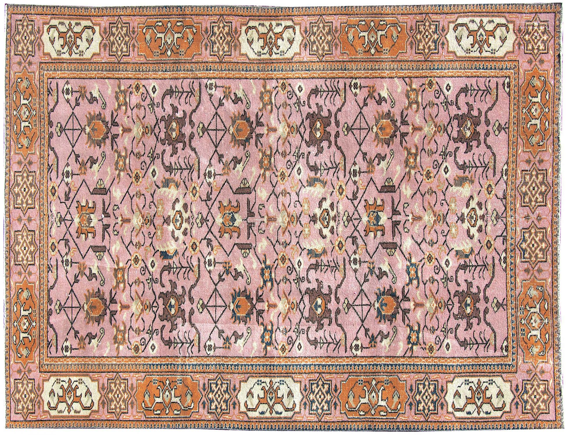 Vintage Carpet  pink  <br/>257 x 148 cm