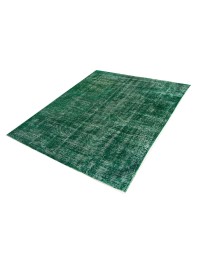 Green  Turkey Vintage Carpet  244 x 146 cm