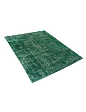 Grön Turkiet vintage matta  244 x 146 cm