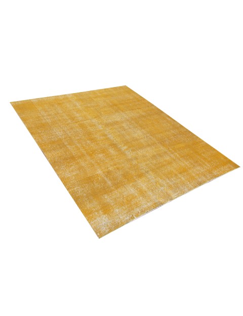 Gelb Türkei Vintage Teppich  247 x 145 cm