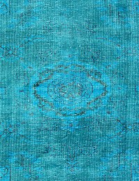 Turkoise Turkey Vintage Carpet 275 x 157 cm - view 4