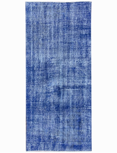 Blau Türkei Vintage Teppich 185 x 84 cm