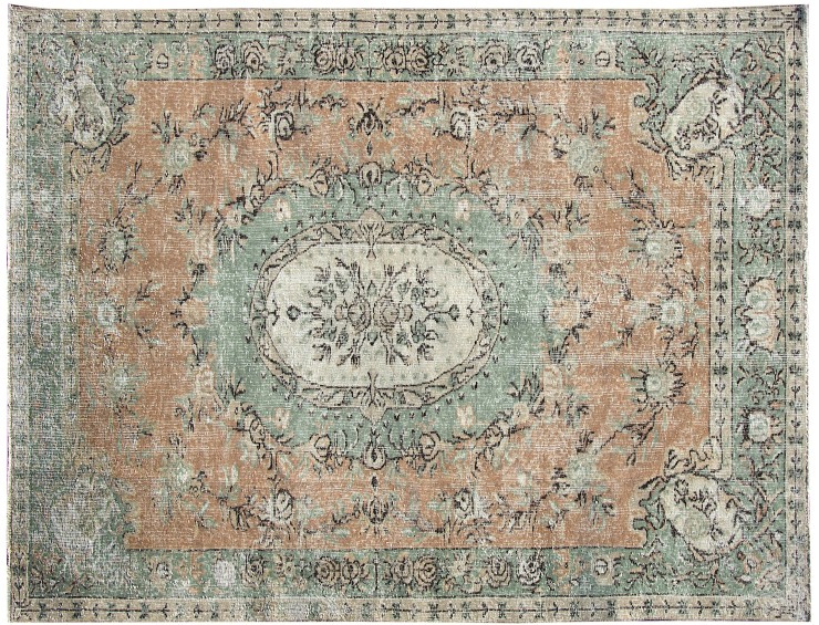 Naranja Turquía Alfombra vintage 272 x 161 cm