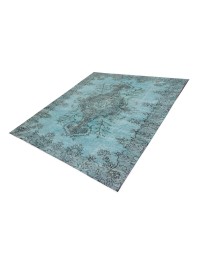 Bleu Turc Tapis vintage  250 x 156 cm