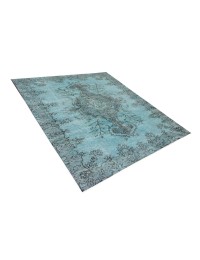 Bleu Turc Tapis vintage  250 x 156 cm