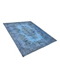 Bleu Turc Tapis vintage 260 x 178 cm - view 3