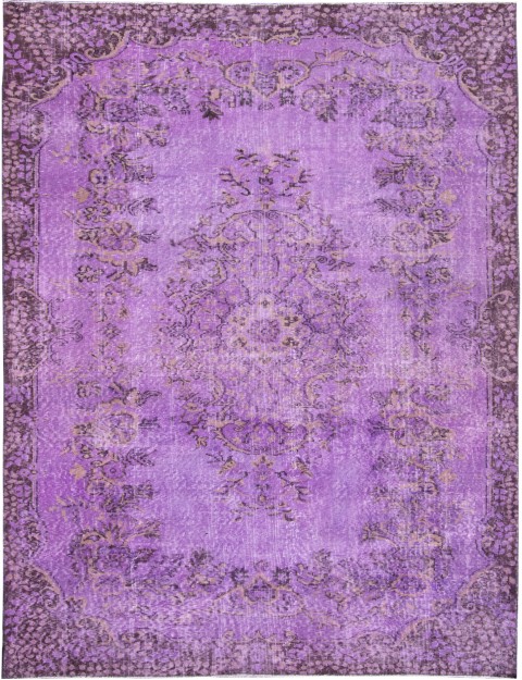 Lila Türkei Vintage Teppich 311 x 181 cm