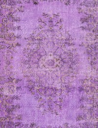 Púrpura Turquía Alfombra vintage 311 x 181 cm - view 4