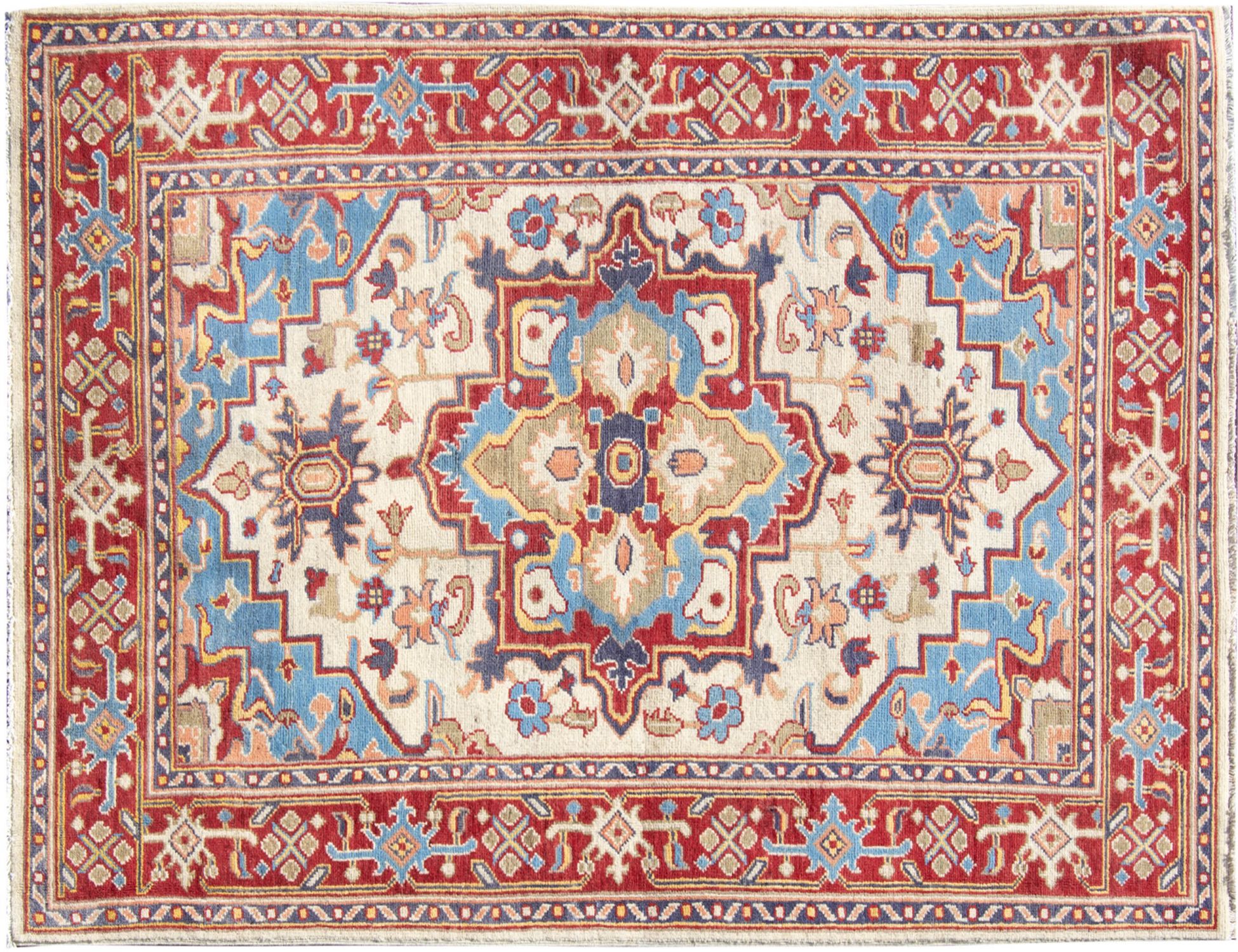 Tappeto Kazak  rosso <br/>176 x 116 cm