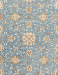 Bleu Afghanistan Tapis Kazak  413 x 305 cm