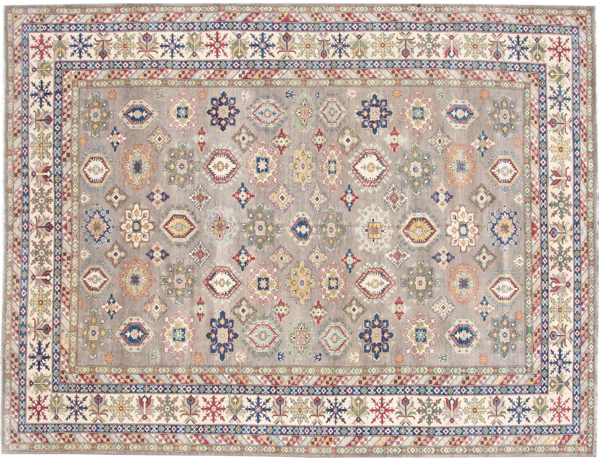 Tappeto Kazak  grigo <br/>535 x 349 cm