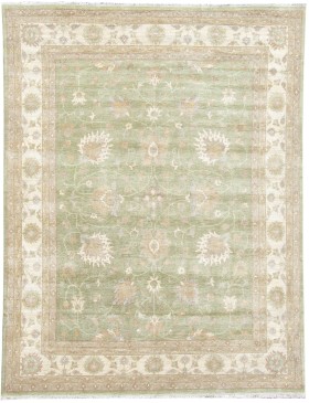 Grön Afghanistan Ziegler matta  296 x 242 cm