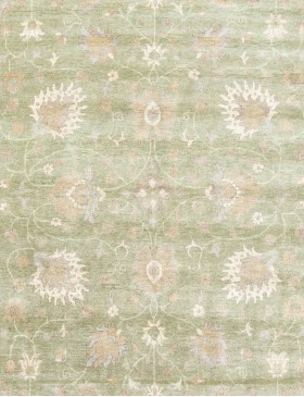 Grön Afghanistan Ziegler matta  296 x 242 cm