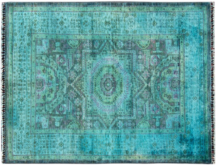 Turquoise Afghanistan Tapis Ziegler  148 x 100 cm