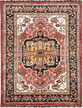 Rosso Afghanistan Tappeto Ziegler 132 x 80 cm