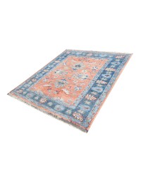 Rosa Afghanistan Ziegler matta  123 x 82 cm