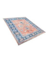 Rosa Afghanistan Ziegler matta  123 x 82 cm