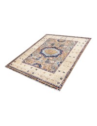 Brun Afghanistan Ziegler matta  120 x 78 cm