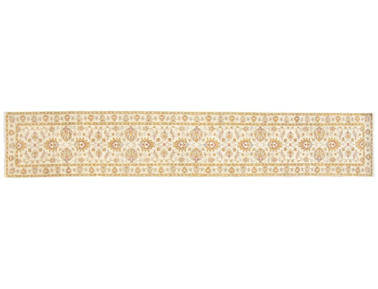 Beige Afghanistan Ziegler Teppich 477 x 80 cm