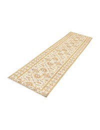 Beige Afghanistan Ziegler Teppich 477 x 80 cm - view 1