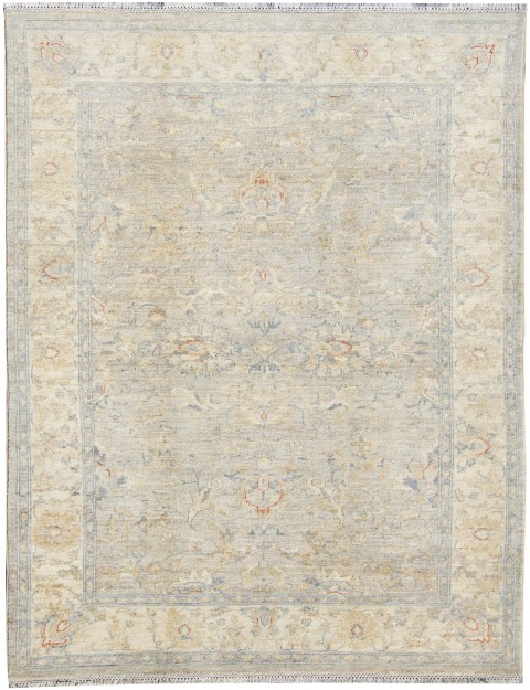 Beige Afghanistan Ziegler Teppich 217 x 148 cm