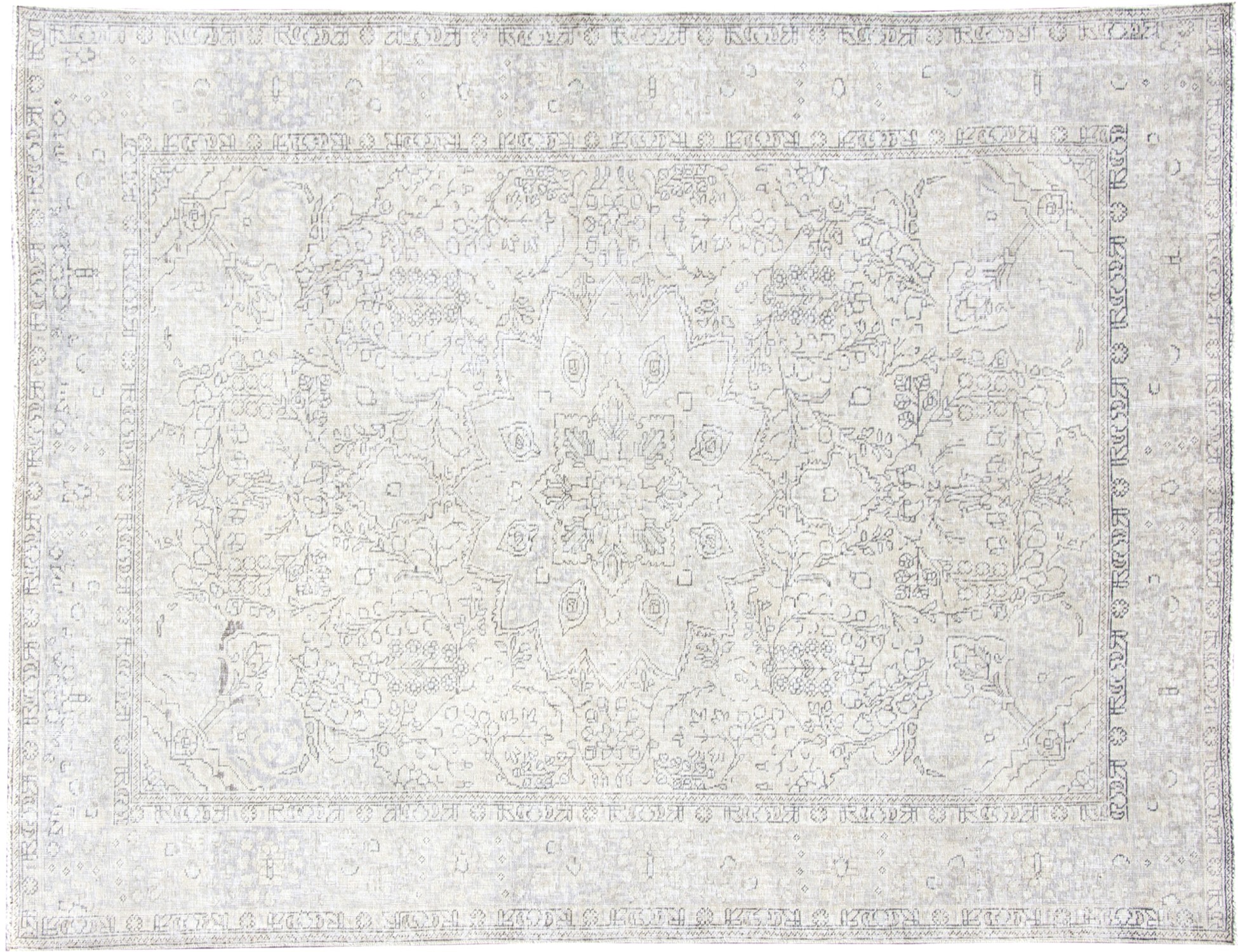 Beige Persan Tapis Persan vintage  285 x 193 cm