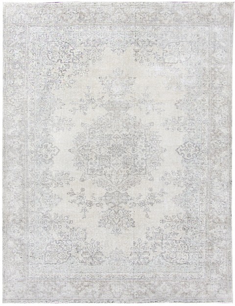 Beige Persien Persischer Vintage Teppich 285 x 194 cm