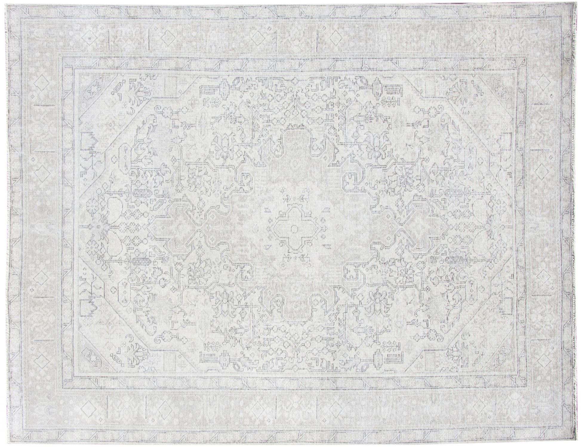 Tappeto vintage persiano  beige <br/>277 x 103 cm
