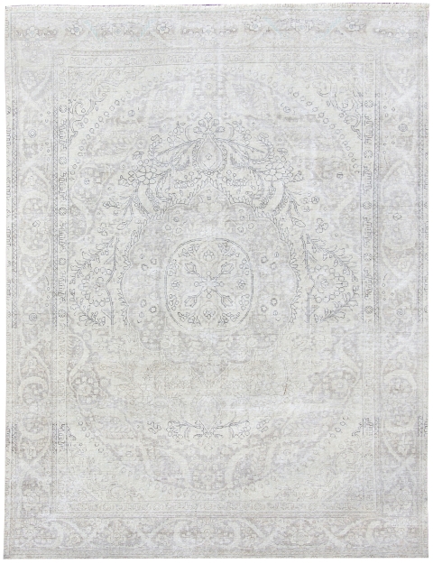 Beige Persan Tapis Persan vintage 286 x 197 cm