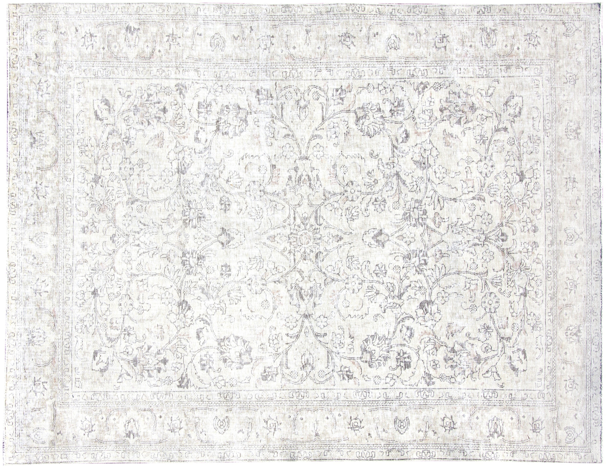 Beige Persan Tapis Persan vintage 288 x 199 cm