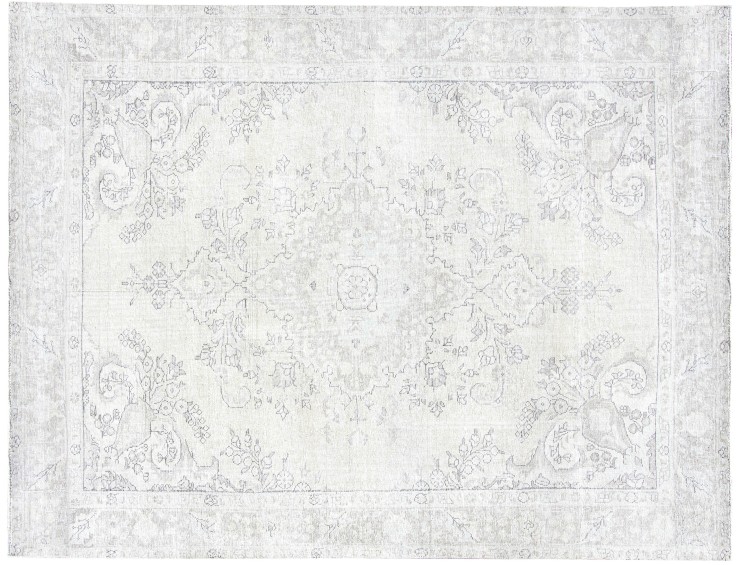 Beige Persien Persischer Vintage Teppich  284 x 201 cm