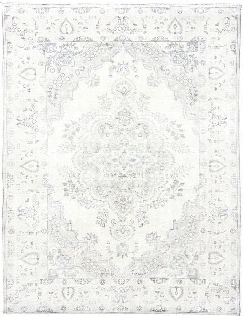 Beige Persan Tapis Persan vintage 294 x 191 cm