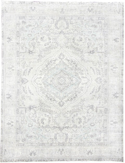 Beige Persien Persischer Vintage Teppich  282 x 194 cm
