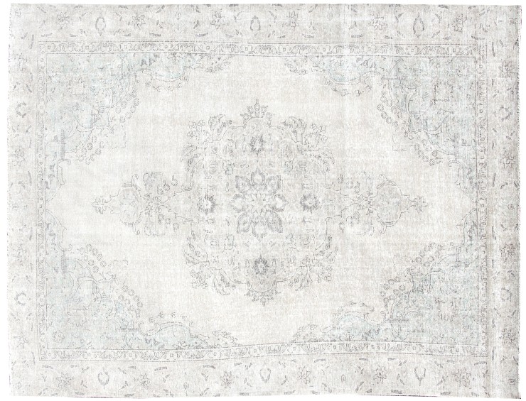 Beige Persien Persisk Vintagetæppe 331 x 211 cm