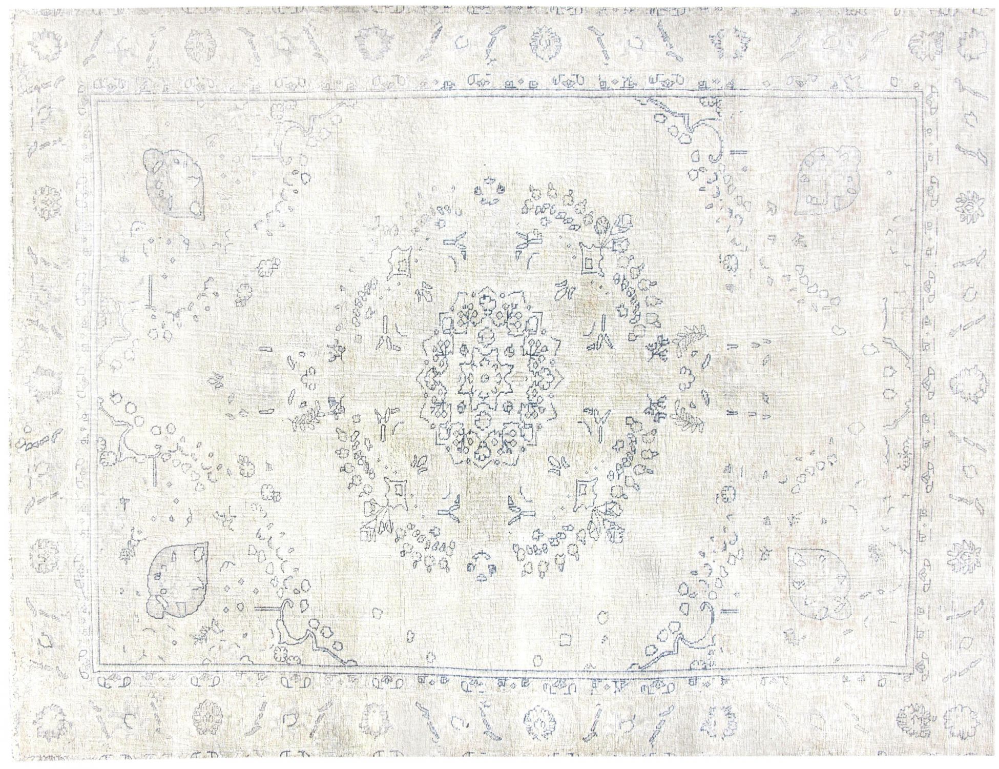 Tappeto vintage persiano  beige <br/>266 x 198 cm