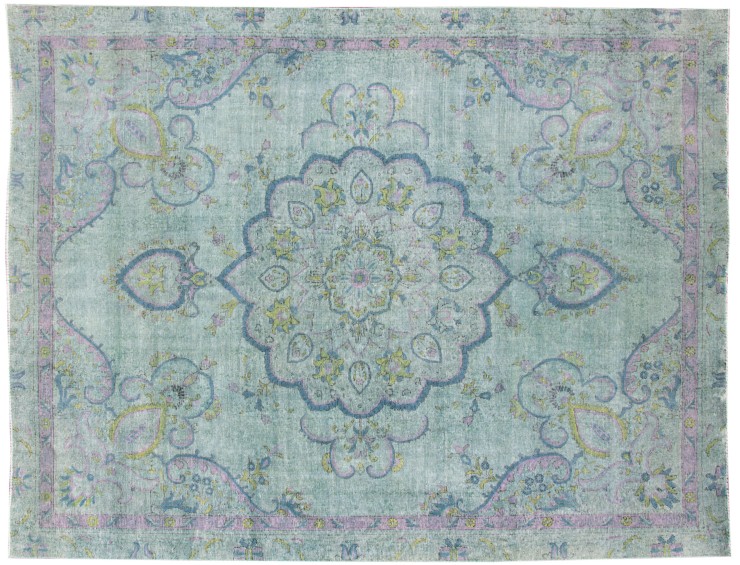 Türkis Persien Persischer Vintage Teppich  339 x 268 cm