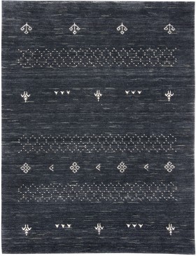 Noir Inde Pure Laine  180 x 120 cm